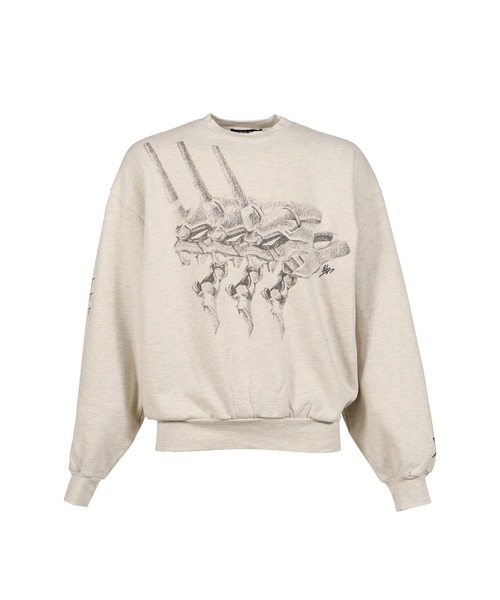 NUBIAN（ヌビアン）の「【JUN/NAKAYAMA】DISTRESSED CREWNECK