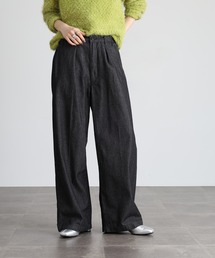 SUGGESTION（サジェッション）の「SUGGESTION ワンタックワイドパンツ（その他パンツ）」