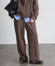 SUGGESTION（サジェッション）の「SUGGESTION ワンタックワイドパンツ（その他パンツ）」