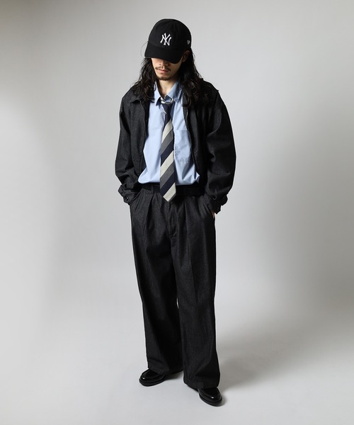 SUGGESTION(サジェッション)の「SUGGESTION ワンタックワイドパンツ(その他パンツ・メンズ・ブラック系/ブラウン/ブラック/ブルー・M/L)」の14枚目の写真
