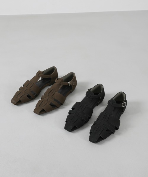 select MOCA(セレクトモカ)の「スクエアトゥグルカサンダル(サンダル・レディース・ブラック/カーキブラウン・LARGE/MEDIUM/SMALL)」の20枚目の写真