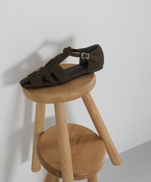 select MOCA(セレクトモカ)の「スクエアトゥグルカサンダル(サンダル・レディース・ブラック/カーキブラウン・LARGE/MEDIUM/SMALL)」の19枚目の写真