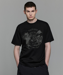 HEDER HELEN（ヘダーヘレン）の「VARIOUS BLACK HALF-T（Tシャツ/カットソー）」