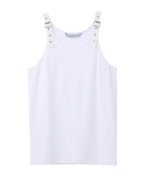 JOHN LAWRENCE SULLIVAN | COTTON RIB STRAP TANK-TOP(Tシャツ/カットソー)