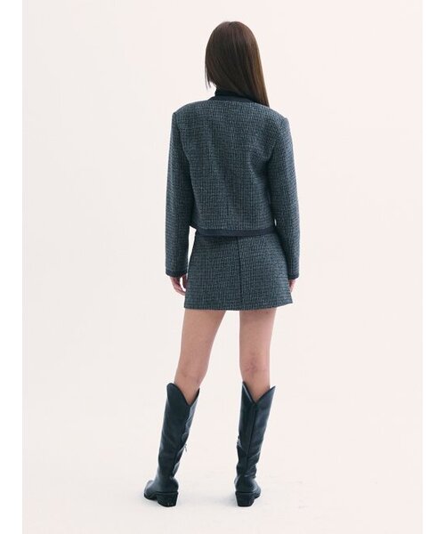 BABLETWO(ビーエイブルトゥー)の「Leona tweed skirt CHARCOLE(スカート・レディース・その他・ONE SIZE)」の7枚目の写真