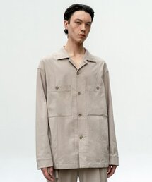 INSILENCE（インサイロンス）の「ビッグポケットリネンジャケットBEIGE（その他アウター）」