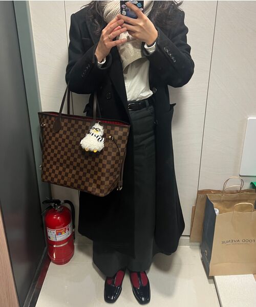 MUSINSA STANDARD WOMAN（ムシンサスタンダードウーマン）の「ウィメンズ CP マキシスカート [ダークグレー]（スカート・レディース・その他・LARGE/MEDIUM/SMALL/X-SMALL/X-LARGE）」の7枚目の写真