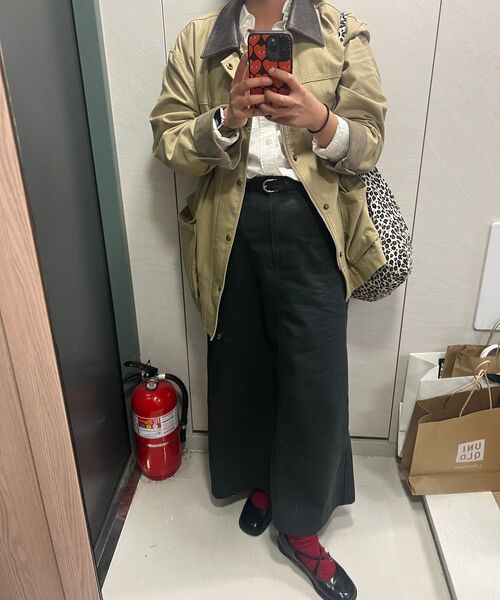 MUSINSA STANDARD WOMAN（ムシンサスタンダードウーマン）の「ウィメンズ CP マキシスカート [ダークグレー]（スカート・レディース・その他・LARGE/MEDIUM/SMALL/X-SMALL/X-LARGE）」の9枚目の写真