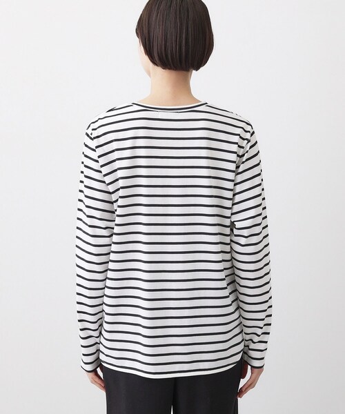 Dessin(デッサン)の「【洗える】シャツテールロングTシャツ(Tシャツ/カットソー・レディース・イエロー系その他4/ネイビー系2/ホワイト系・03/02/01/00)」の18枚目の写真