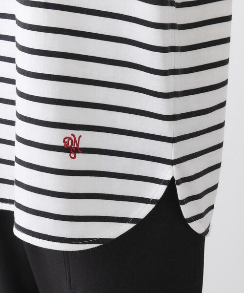 Dessin(デッサン)の「【洗える】シャツテールロングTシャツ(Tシャツ/カットソー・レディース・イエロー系その他4/ネイビー系2/ホワイト系・03/02/01/00)」の21枚目の写真