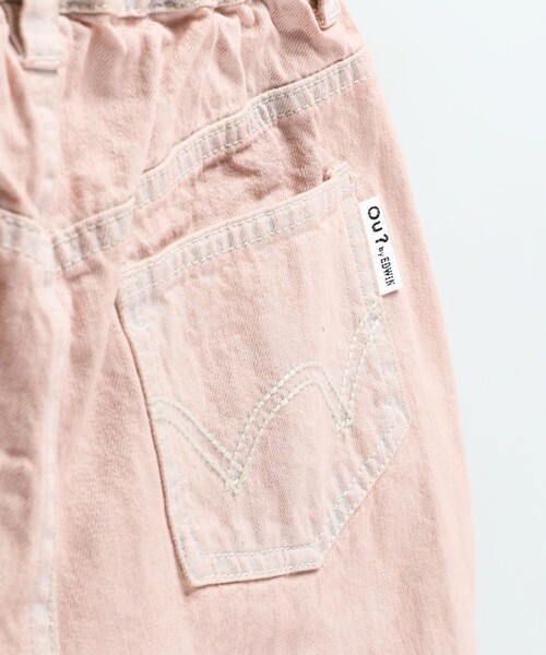 EDWIN（エドウィン）の「【Ou? by EDWIN】デニムタックパンツ（デニムパンツ・キッズ・ブルー/ピンク・100/140/110/150/130/120/90）」の12枚目の写真
