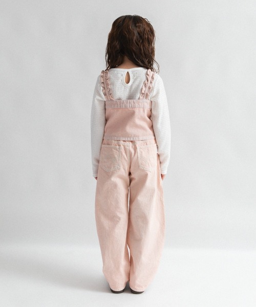 EDWIN（エドウィン）の「【Ou? by EDWIN】デニムタックパンツ（デニムパンツ・キッズ・ブルー/ピンク・100/140/110/150/130/120/90）」の18枚目の写真