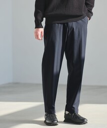 green label relaxing（グリーンレーベルリラクシング）の「ストライプ ワイド ユーティリティパンツ W2 イージーパンツ -ストレッチ-（その他パンツ）」