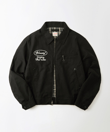 OUTSTANDING（アウトスタンディング）の「CHAIN STITCH DRIZZLER JACKET_BLACK（MA-1）」