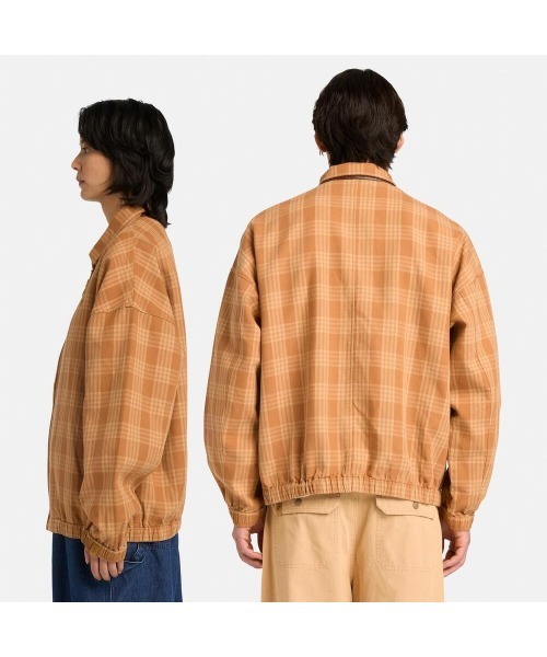 Timberland（ティンバーランド）の「【TOKYO DESIGN COLLECTIVE】ストラザム ボマー プレイド ジャケット ユニセックス（ブルゾン・メンズ・ウィート・XX-LARGE/X-LARGE/SMALL/MEDIUM/LARGE）」の3枚目の写真