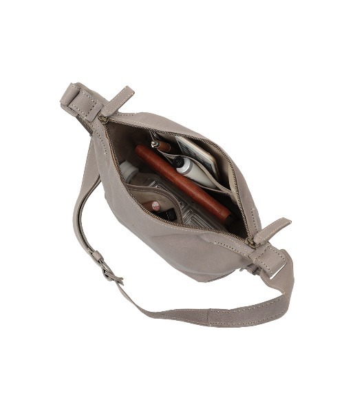 genten（ゲンテン）の「ヴィンテージバッファロー小（ショルダーバッグ・レディース・ブラウン/グレー・FREE）」の15枚目の写真