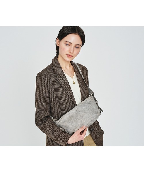 genten（ゲンテン）の「ヴィンテージバッファロー小（ショルダーバッグ・レディース・ブラウン/グレー・FREE）」の16枚目の写真