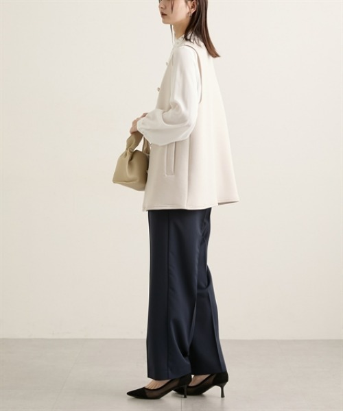 nissen（ニッセン）の「きれいめスポンジリバージレ（ベスト・レディース・ベージュ/ブラック・M/L）」の13枚目の写真