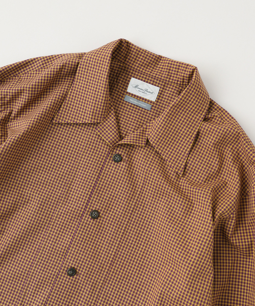 Marvine Pontiak shirt makers(マービンポンティアックシャツメーカーズ)の「Marvine Pontiak / マービンポンティアックシャツメーカーズ check SH(シャツ/ブラウス・メンズ・ベージュ・FREE)」の3枚目の写真