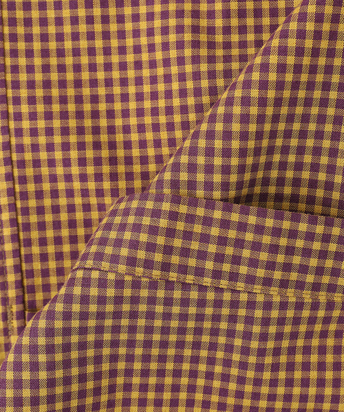 Marvine Pontiak shirt makers(マービンポンティアックシャツメーカーズ)の「Marvine Pontiak / マービンポンティアックシャツメーカーズ check SH(シャツ/ブラウス・メンズ・ベージュ・FREE)」の5枚目の写真