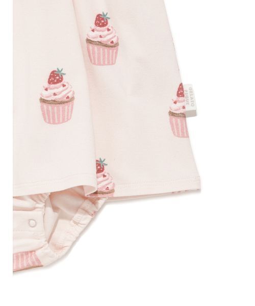 gelato pique（ジェラートピケ）の「【BABY】カップケーキ柄ロンパース（ロンパース・キッズ・ピンク・80/70）」の11枚目の写真