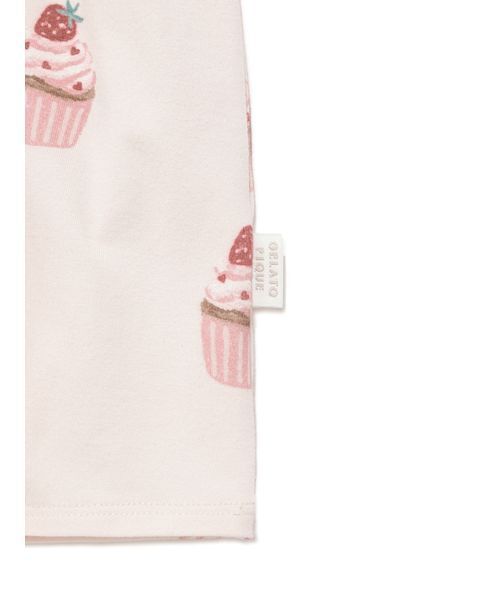 gelato pique（ジェラートピケ）の「【BABY】カップケーキ柄ロンパース（ロンパース・キッズ・ピンク・80/70）」の14枚目の写真