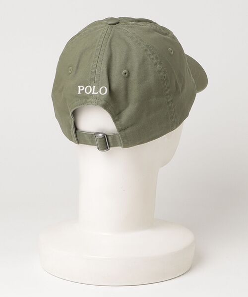 POLO RALPH LAUREN(ポロ ラルフ ローレン)の「コットン チノ ボール キャップ(キャップ・メンズ・グリーン・ONE)」の5枚目の写真