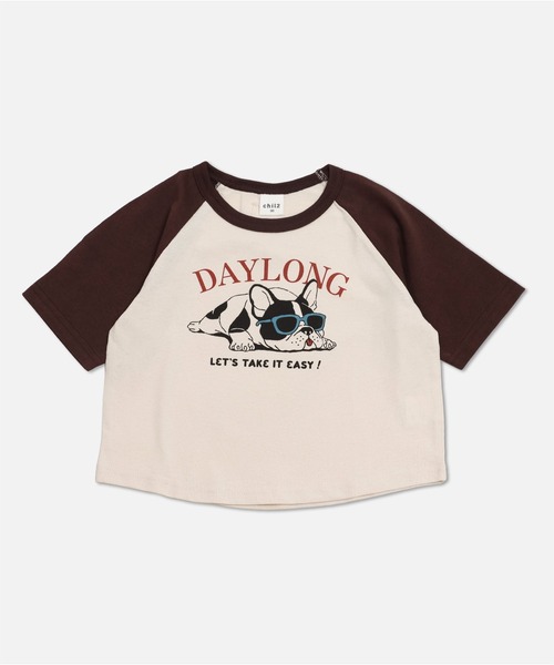 chil2(チルツー)の「綿100% プリントラグラン半袖Tシャツ(Tシャツ/カットソー・キッズ・O/J/H/A/Q/S/F/E/D/C/T/N/M/L/K/R/P/I/G/B・80cm/140cm/130cm/120cm/110cm/100cm/90cm)」の21枚目の写真