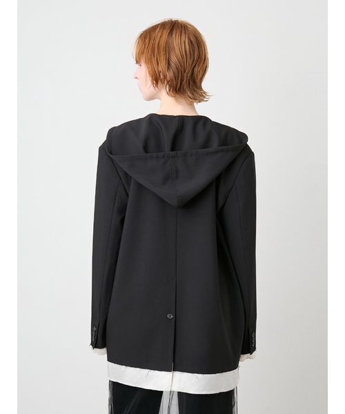 SORIN(ソリン )の「Tailored Hoodie Jacket/テーラード フーディージャケット(テーラードジャケット・レディース・グレー/ブラック・38)」の9枚目の写真