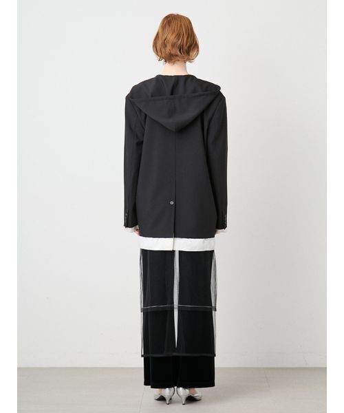 SORIN(ソリン )の「Tailored Hoodie Jacket/テーラード フーディージャケット(テーラードジャケット・レディース・グレー/ブラック・38)」の17枚目の写真