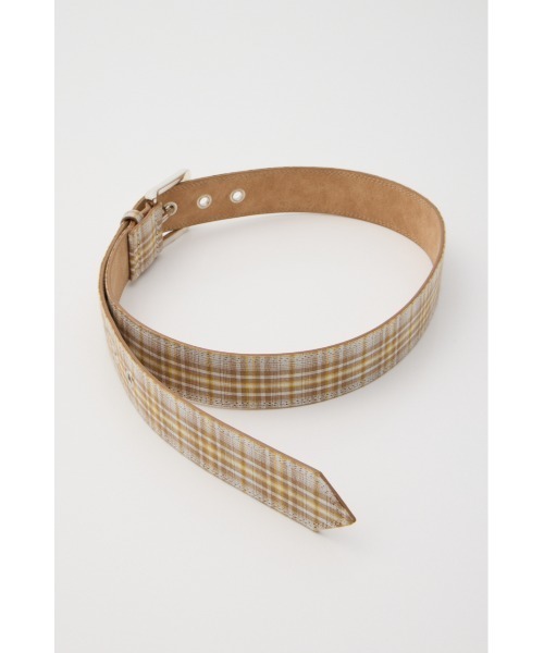SLY(スライ)の「PATTERN BELT パターンベルト(ベルト・レディース・ベージュ系その他・FREE)」の2枚目の写真