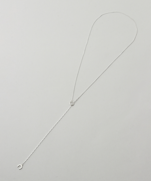 Sympathy of Soul（シンパシーオブソウル）の「Sympathy of Soul/シンパシーオブソウル DROP HORSESHOE NECKLACE（ネックレス・レディース・シルバー・FREE）」の2枚目の写真