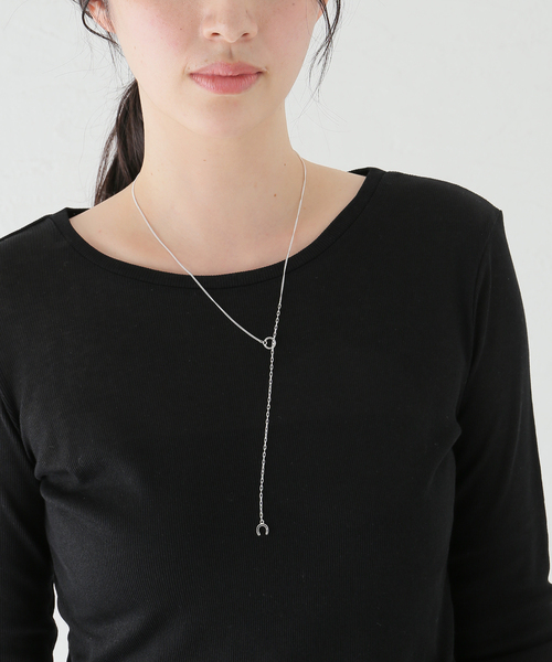 Sympathy of Soul(シンパシーオブソウル)の「Sympathy of Soul/シンパシーオブソウル DROP HORSESHOE NECKLACE(ネックレス・レディース・シルバー・FREE)」の9枚目の写真