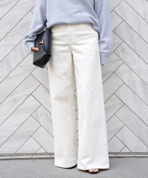 Deuxieme Classe（ドゥーズィエムクラス）の「Loose Jeans (white)（デニムパンツ・レディース・ホワイト・38/36/34）」の10枚目の写真