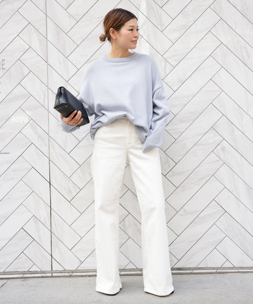 Deuxieme Classe（ドゥーズィエムクラス）の「Loose Jeans (white)（デニムパンツ・レディース・ホワイト・38/36/34）」の13枚目の写真
