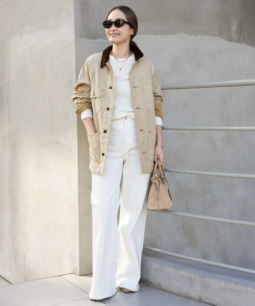 Deuxieme Classe（ドゥーズィエムクラス）の「Loose Jeans (white)（デニムパンツ・レディース・ホワイト・38/36/34）」の17枚目の写真