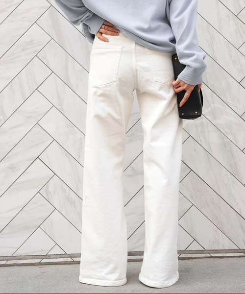 Loose Jeans (white)（デニムパンツ）｜Deuxieme Classe