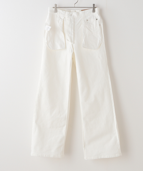Deuxieme Classe(ドゥーズィエムクラス)の「Loose Jeans (white)(デニムパンツ・レディース・ホワイト・38/36/34)」の12枚目の写真