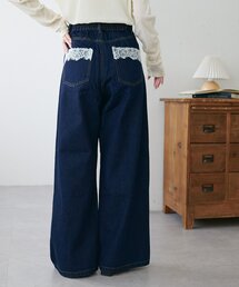 DISCOAT | 【SS先行予約/WEB限定】ポケットレースワイドパンツ(デニムパンツ)