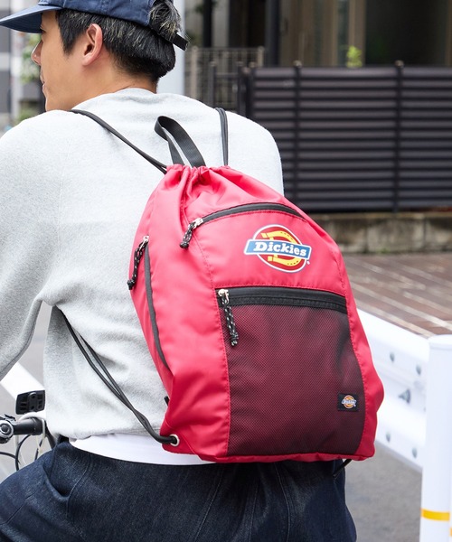 Dickies(ディッキーズ)の「【Dickies】DK ICON LOGO KNAPSACK(バックパック/リュック・メンズ・ブルー/ホワイト/チャコールグレー/レッド/ブラック・FREE)」の5枚目の写真