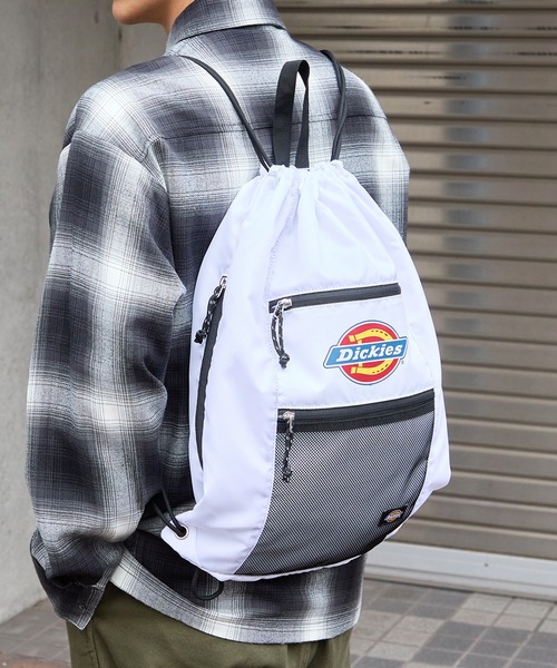 Dickies(ディッキーズ)の「【Dickies】DK ICON LOGO KNAPSACK(バックパック/リュック・メンズ・ブルー/ホワイト/チャコールグレー/レッド/ブラック・FREE)」の1枚目の写真