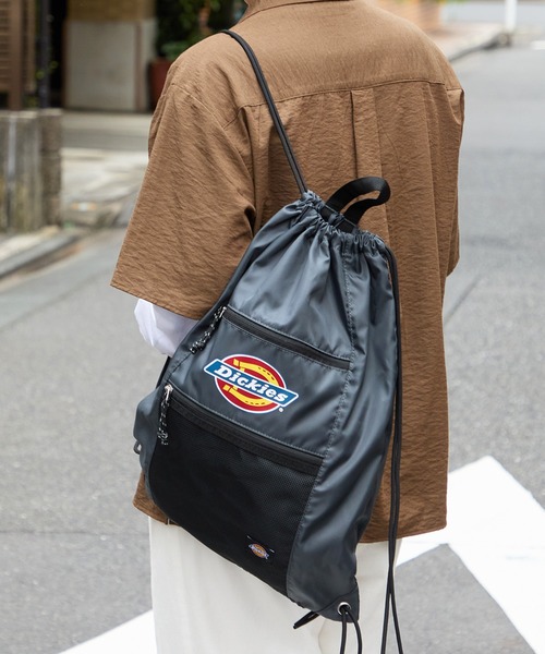 Dickies(ディッキーズ)の「【Dickies】DK ICON LOGO KNAPSACK(バックパック/リュック・メンズ・ブルー/ホワイト/チャコールグレー/レッド/ブラック・FREE)」の3枚目の写真