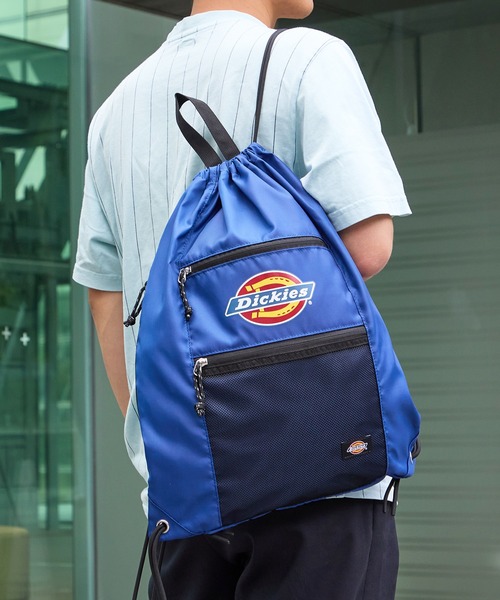Dickies(ディッキーズ)の「【Dickies】DK ICON LOGO KNAPSACK(バックパック/リュック・メンズ・ブルー/ホワイト/チャコールグレー/レッド/ブラック・FREE)」の4枚目の写真