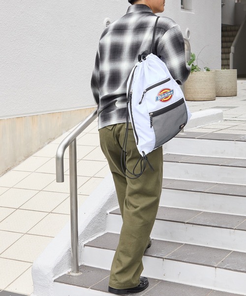 Dickies(ディッキーズ)の「【Dickies】DK ICON LOGO KNAPSACK(バックパック/リュック・メンズ・ブルー/ホワイト/チャコールグレー/レッド/ブラック・FREE)」の20枚目の写真
