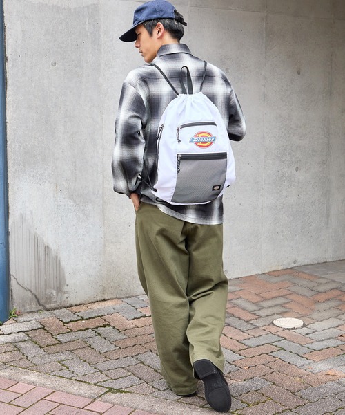 Dickies(ディッキーズ)の「【Dickies】DK ICON LOGO KNAPSACK(バックパック/リュック・メンズ・ブルー/ホワイト/チャコールグレー/レッド/ブラック・FREE)」の21枚目の写真