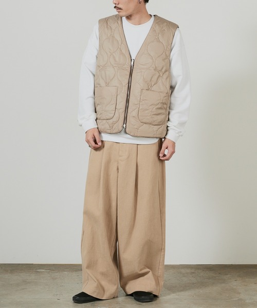superNova.(スーパーノヴァ)の「superNova. Reversible zip vest - Paisley jacquard / SN-499(ダウンベスト・メンズ・ブラウン・FREE)」の7枚目の写真