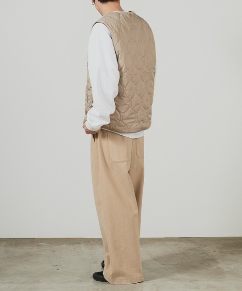 superNova.(スーパーノヴァ)の「superNova. Reversible zip vest - Paisley jacquard / SN-499(ダウンベスト・メンズ・ブラウン・FREE)」の9枚目の写真