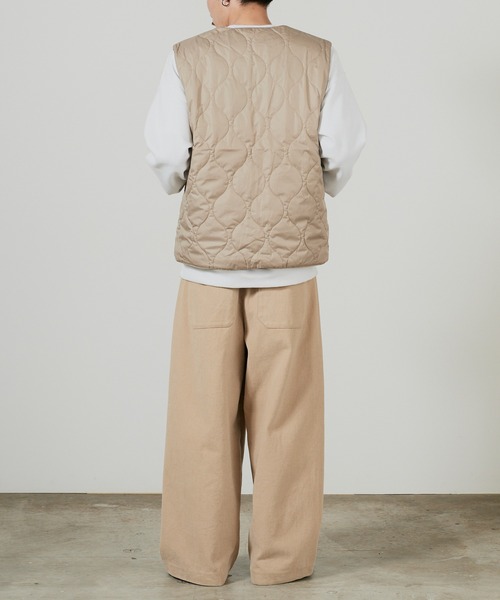 superNova.(スーパーノヴァ)の「superNova. Reversible zip vest - Paisley jacquard / SN-499(ダウンベスト・メンズ・ブラウン・FREE)」の10枚目の写真