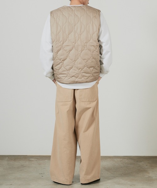 superNova.(スーパーノヴァ)の「superNova. Reversible zip vest - Paisley jacquard / SN-499(ダウンベスト・メンズ・ブラウン・FREE)」の11枚目の写真
