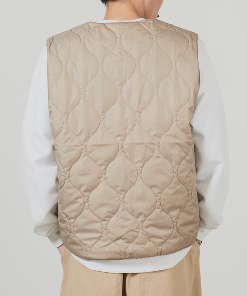 superNova.(スーパーノヴァ)の「superNova. Reversible zip vest - Paisley jacquard / SN-499(ダウンベスト・メンズ・ブラウン・FREE)」の4枚目の写真